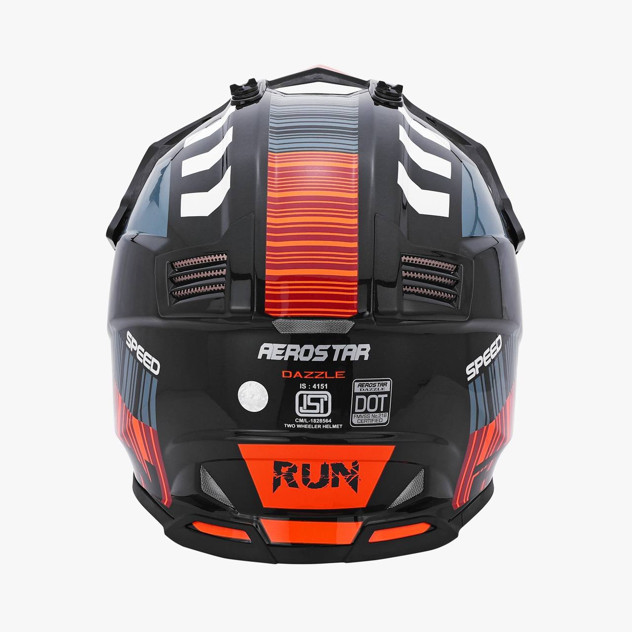 RAZZLE DAZZLE CS-05W 48° ᐉ Мотошлем DAZZLE кроссовый + визор компл size XL (черно
