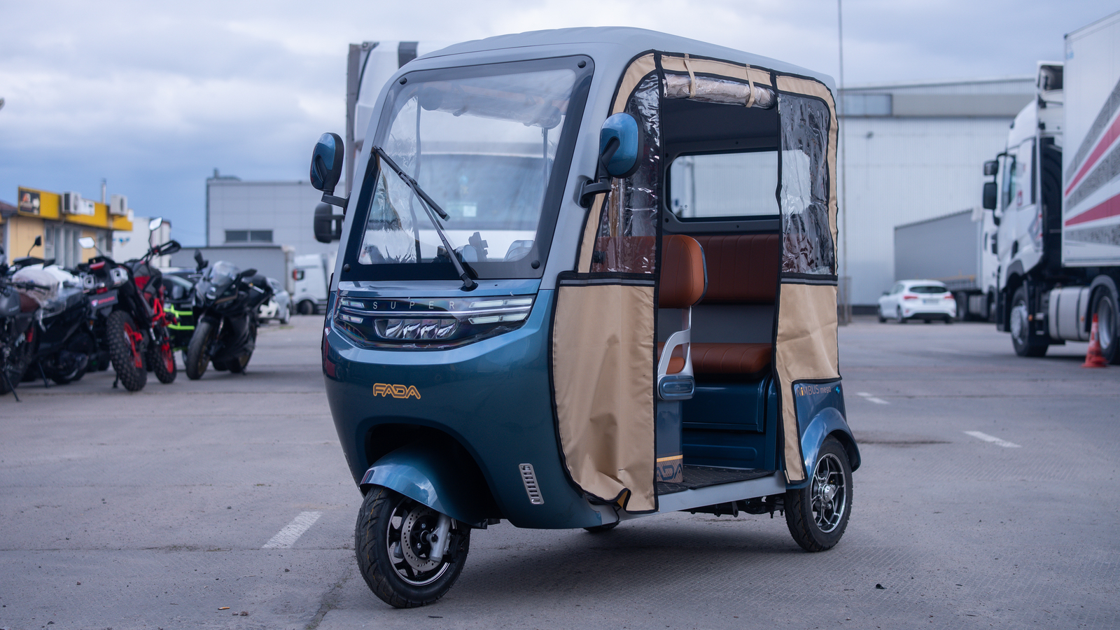 ᐉ Электротрайк FADA NiMBUS MEGA (темно-бирюзовый) ➡ купить в