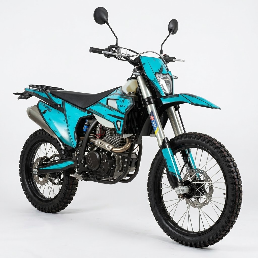 ◆☆YUI☆◆ ᐉ Мотоцикл KOVI JNR 300 (зеленый) ➡ купить в Украине | Motosalon