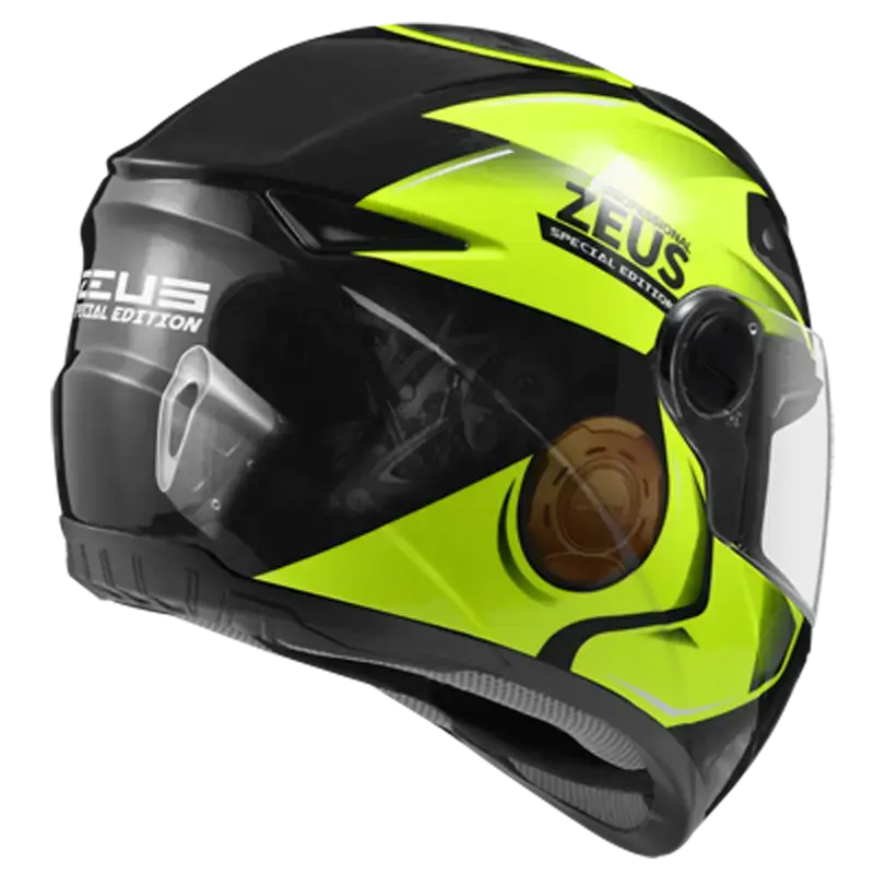ᐉ Мотошлем інтеграл Zeus ZS-811 Жовтий Неон (Розмір XXL