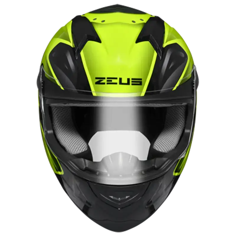 ᐉ Мотошлем інтеграл Zeus ZS-811 Жовтий Неон (Розмір XXL