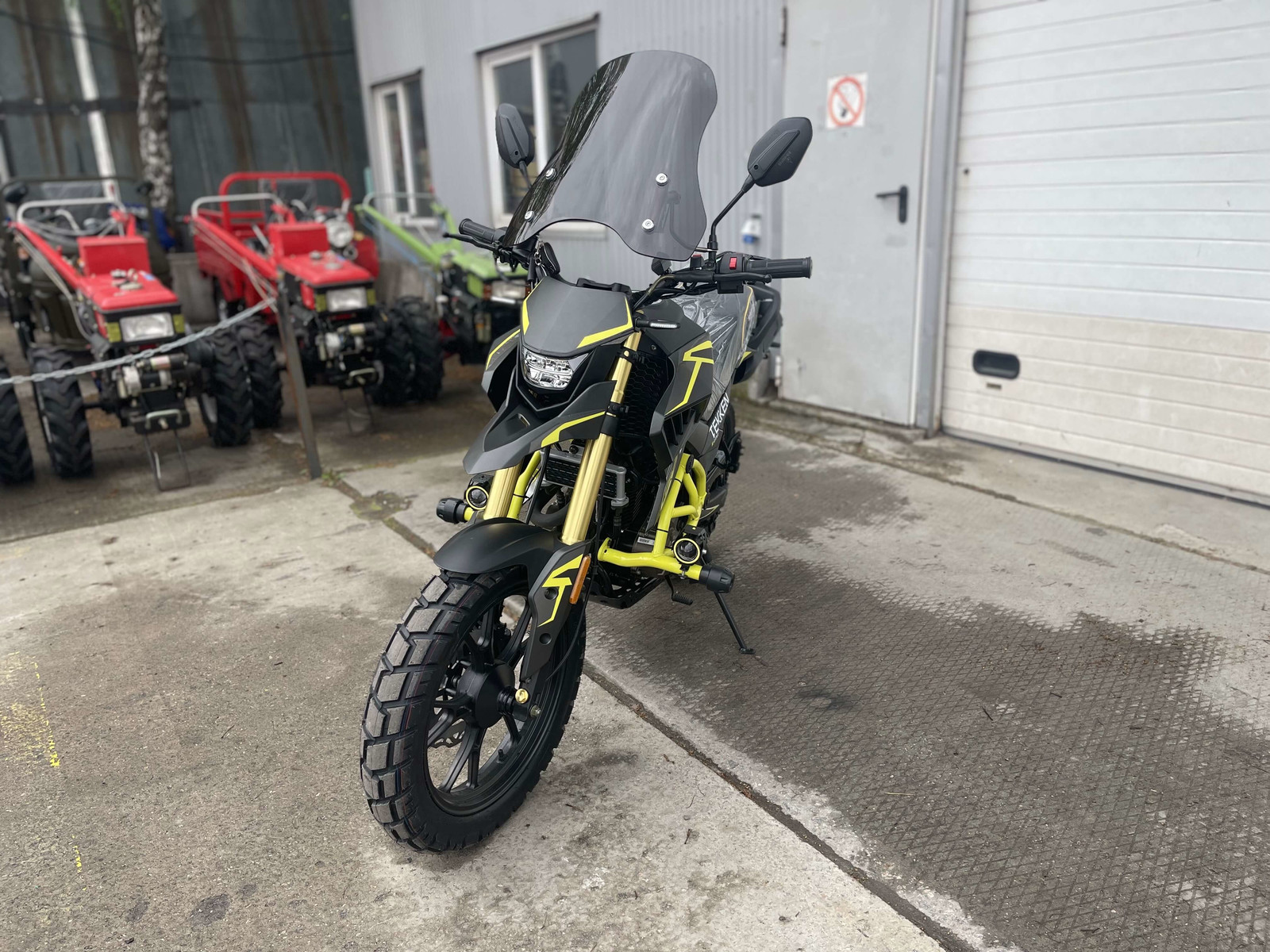 ᐉ Мотоцикл TEKKEN 250 NEW салатовый (тип шин dual sport