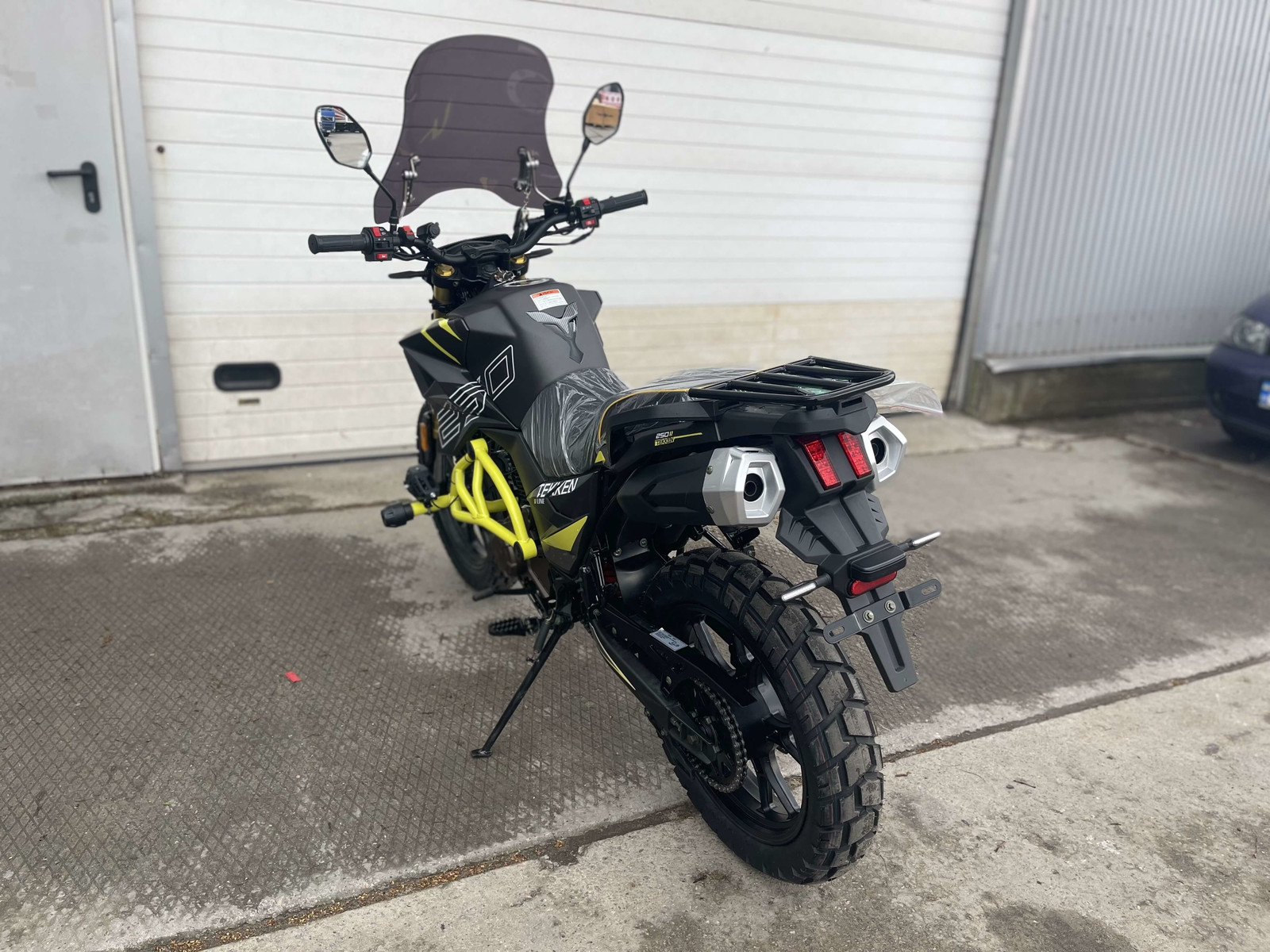 ᐉ Мотоцикл TEKKEN 250 NEW салатовый (тип шин dual sport