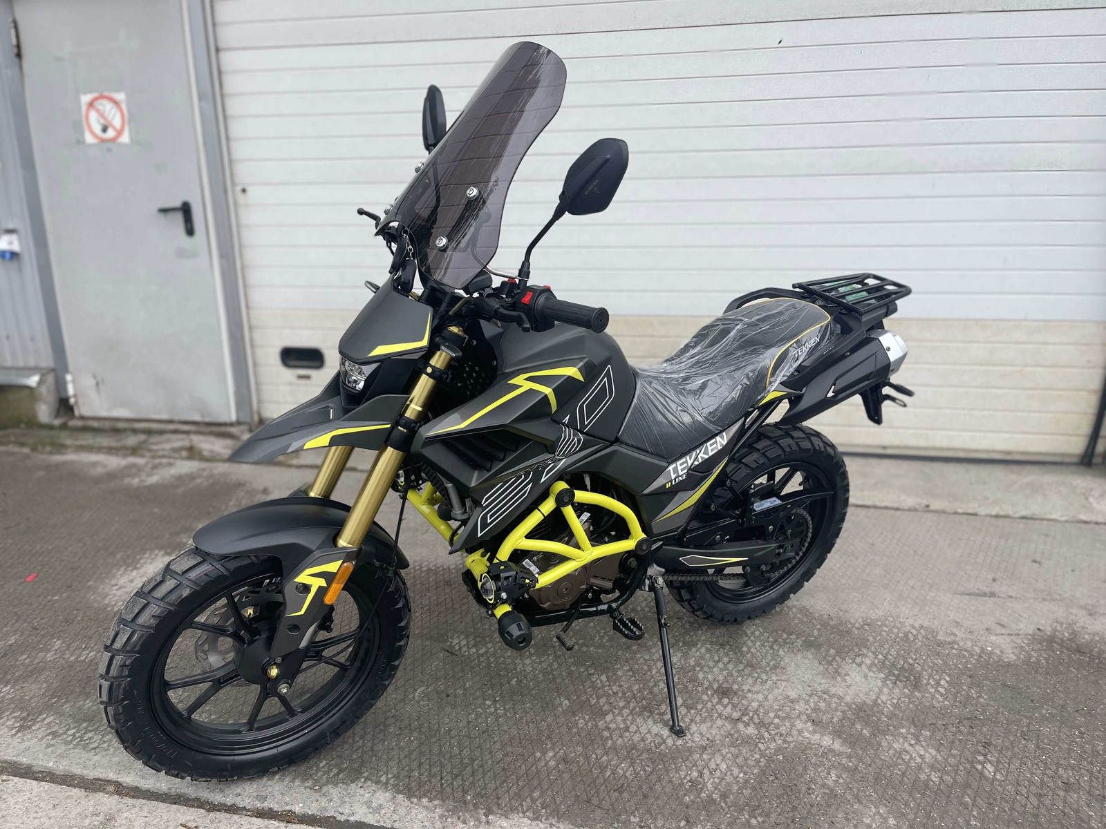 ᐉ Мотоцикл TEKKEN 250 NEW салатовый (тип шин dual sport
