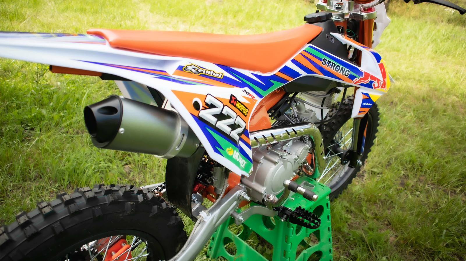 ᐉ Питбайк PRB XTM 140cc (STRONG) оранжевый ➡ купить в Украине