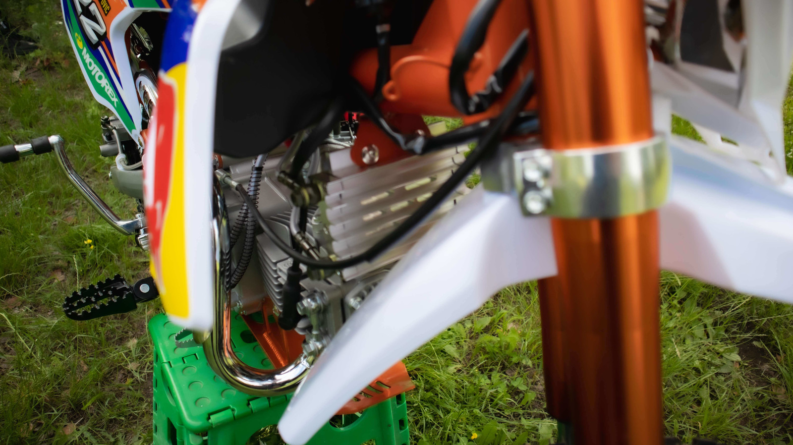 ᐉ Питбайк PRB XTM 140cc (STRONG) оранжевый ➡ купить в Украине