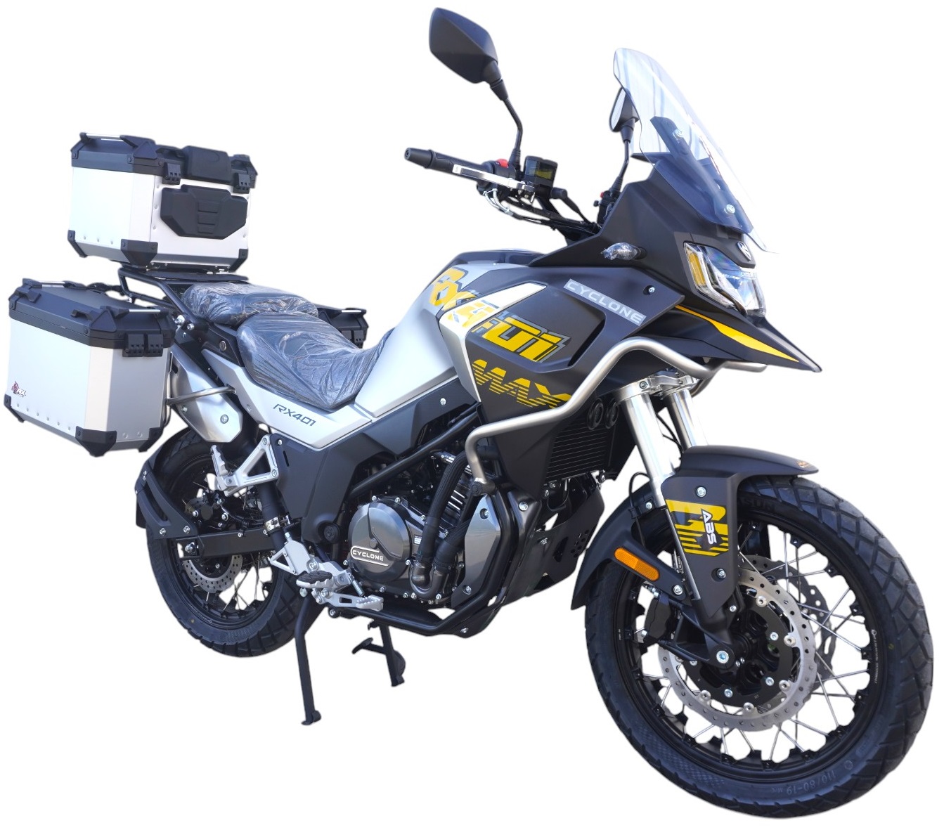 ᐉ Мотоцикл Cyclone RX401 (Zonsen)+Кофры (желтый) ➡ купить в
