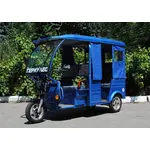 Трицикл електричний пасажирський Геркулес e-Riksha (синій) 