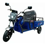 Електротрицикл вантажний CROSSER CARGO 12 (1000W) 60V 32Ah синій Електротрицикл вантажний CROSSER CARGO 12 (1000W) 60V 32Ah синій[image_num]