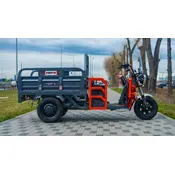Електротрицикл вантажний FORTE GP-1100-A (сірий) Електротрицикл вантажний FORTE GP-1100-A (сірий)[image_num]