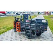 Електротрицикл вантажний FORTE GP-1100-A (сірий) Електротрицикл вантажний FORTE GP-1100-A (сірий)[image_num]