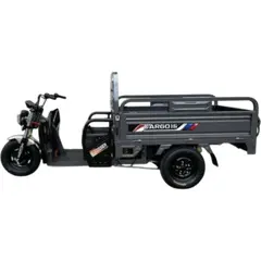 Електротрицикл вантажний CROSSER CARGO 16 (2000W) 60V 45Ah сірий 
