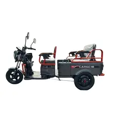 Електротрицикл вантажний 1000W CARGO 10" 60V 32Ah сірий 