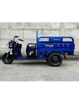 Електротрицикл вантажний CROSSER CARGO 13 (800W) 60V 45Ah синій 