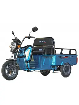 Електротрицикл вантажний Maxxter CARRIER (Blue) 1000 Вт 