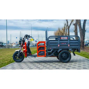 Електротрицикл вантажний FORTE GP-1100-A (сірий) Електротрицикл вантажний FORTE GP-1100-A (сірий)[image_num]