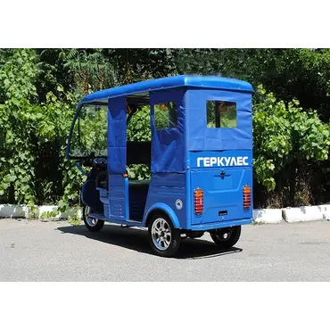 Трицикл електричний пасажирський Геркулес e-Riksha (синій) Трицикл електричний пасажирський Геркулес e-Riksha (синій)[image_num]