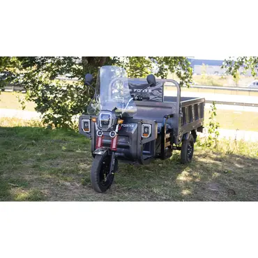 Електротрицикл вантажний FORTE GP-1200-C (сірий) Електротрицикл вантажний FORTE GP-1200-C (сірий)[image_num]