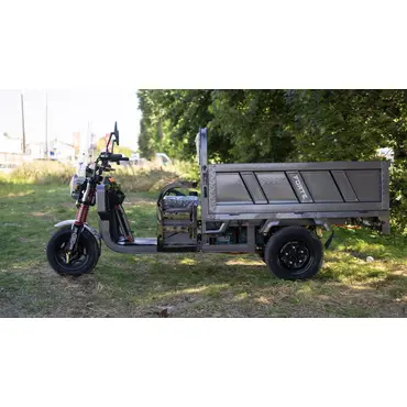Електротрицикл вантажний FORTE GP-1200-C (сірий) Електротрицикл вантажний FORTE GP-1200-C (сірий)[image_num]