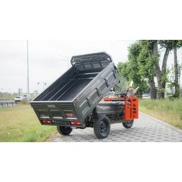Електротрицикл вантажний FORTE GP-1500-C (сірий) Електротрицикл вантажний FORTE GP-1500-C (сірий)[image_num]