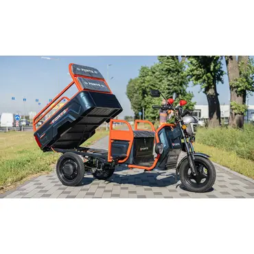 Електротрицикл вантажний FORTE GP-1000-C (синій) Електротрицикл вантажний FORTE GP-1000-C (синій)[image_num]