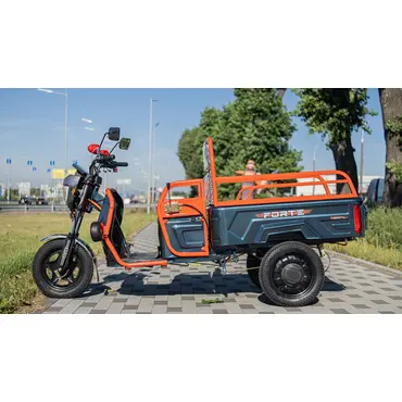 Електротрицикл вантажний FORTE GP-1000-C (синій) Електротрицикл вантажний FORTE GP-1000-C (синій)[image_num]