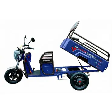 Електротрицикл вантажний CROSSER CARGO 12 (1000W) 60V 32Ah синій 