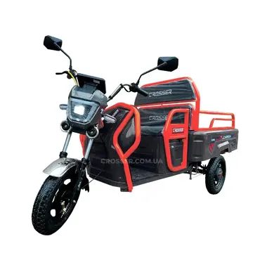 Електротрицикл вантажний CROSSER CARGO 12 (1000W) 60V 32Ah сірий Електротрицикл вантажний CROSSER CARGO 12 (1000W) 60V 32Ah сірий[image_num]