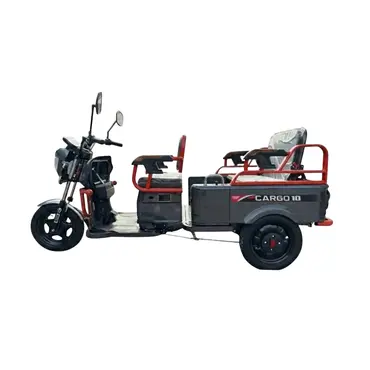 Електротрицикл вантажний 1000W CARGO 10" 60V 32Ah (чорний) 