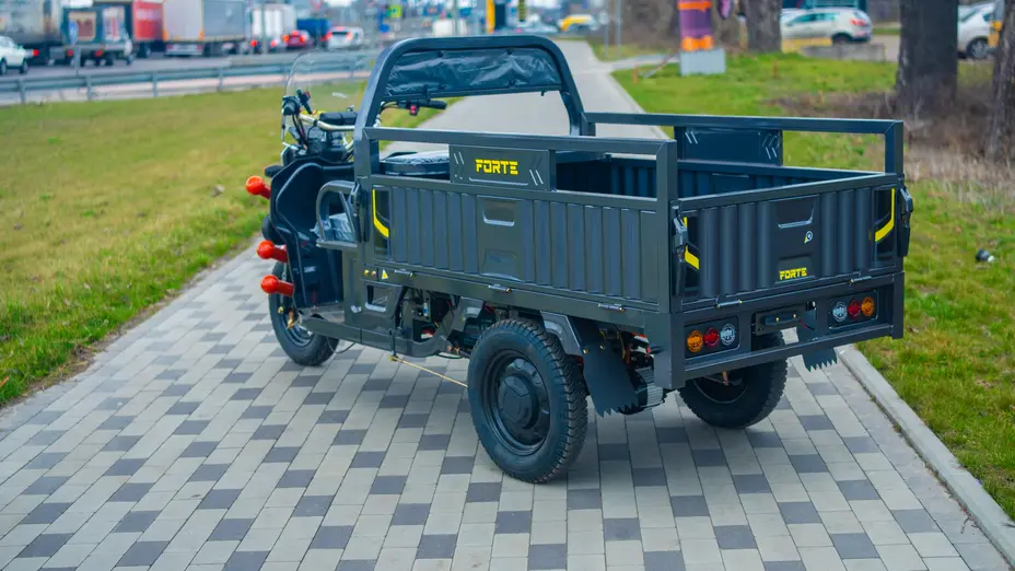 Електротрицикл вантажний FORTE GP-1150-A (сірий) Електротрицикл вантажний FORTE GP-1150-A (сірий)[image_num]