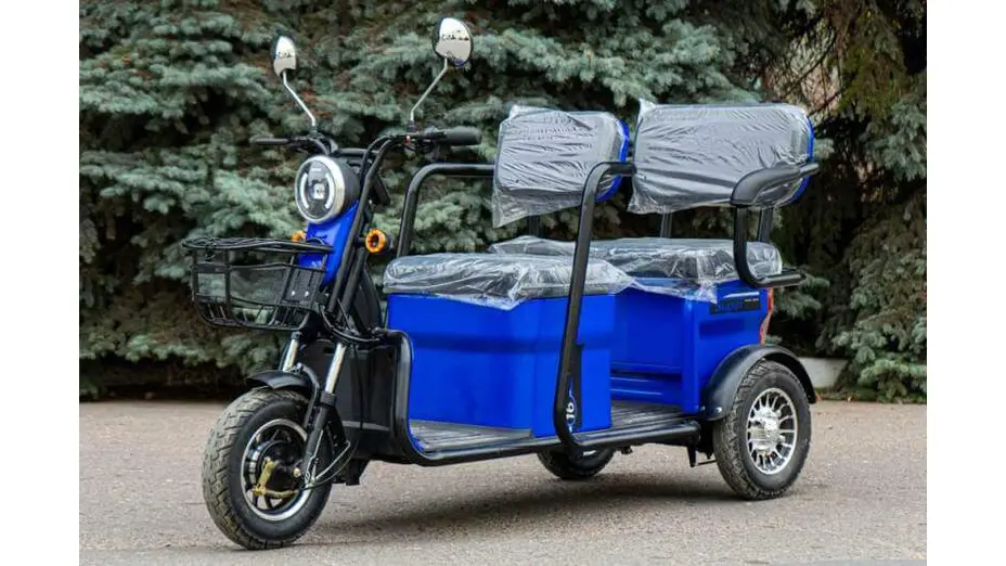 Трицикл електричний пасажирський Геркулес LT650 Трицикл електричний пасажирський Геркулес LT650[image_num]