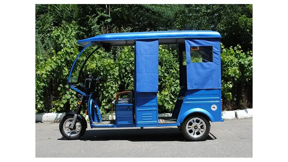 Трицикл електричний пасажирський Геркулес e-Riksha (синій) Трицикл електричний пасажирський Геркулес e-Riksha (синій)[image_num]