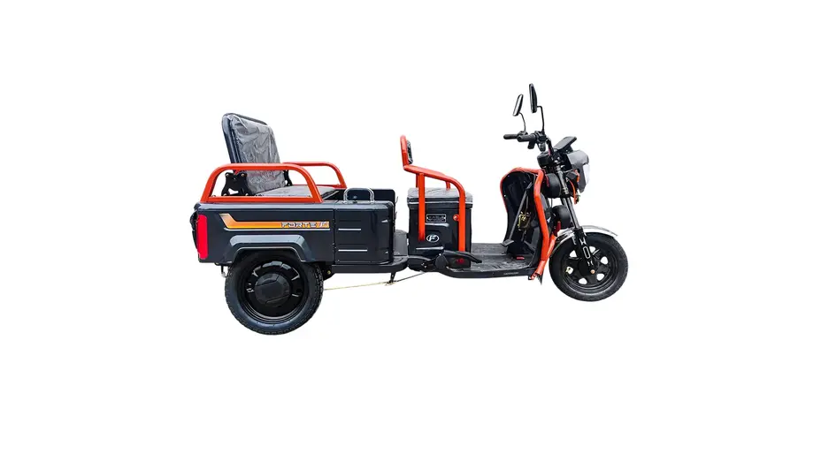 Електротрицикл вантажний FORTE GP-1000-P (чорний) Електротрицикл вантажний FORTE GP-1000-P (чорний)[image_num]