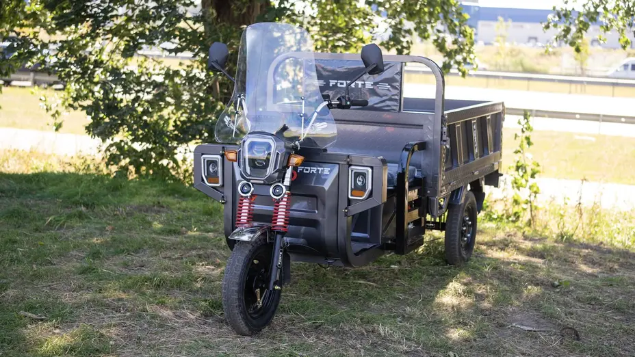 Електротрицикл вантажний FORTE GP-1200-C (сірий) Електротрицикл вантажний FORTE GP-1200-C (сірий)[image_num]