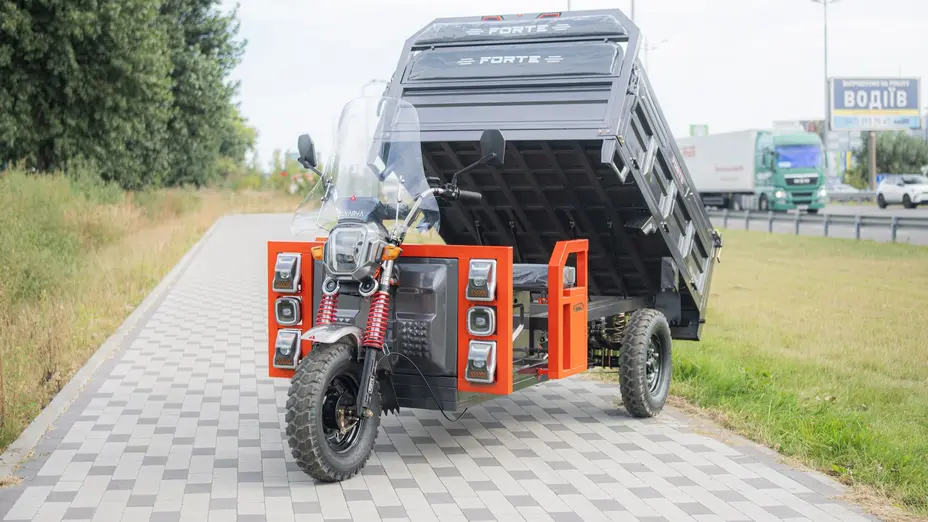 Купить Электротрицикл грузовой FORTE GP-1500-C (серый)Электротрицикл грузовой FORTE GP-1500-C (серый)[image_num]
