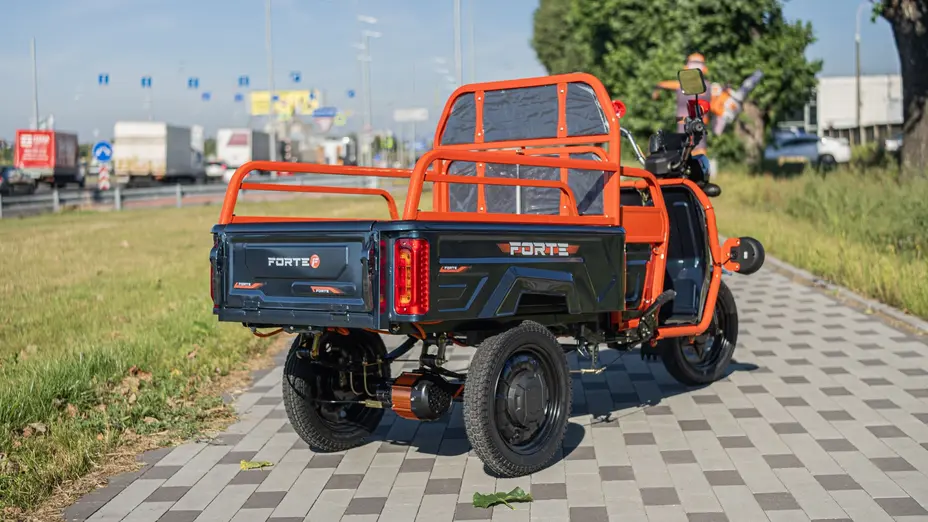 Електротрицикл вантажний FORTE GP-1000-C (синій) Електротрицикл вантажний FORTE GP-1000-C (синій)[image_num]